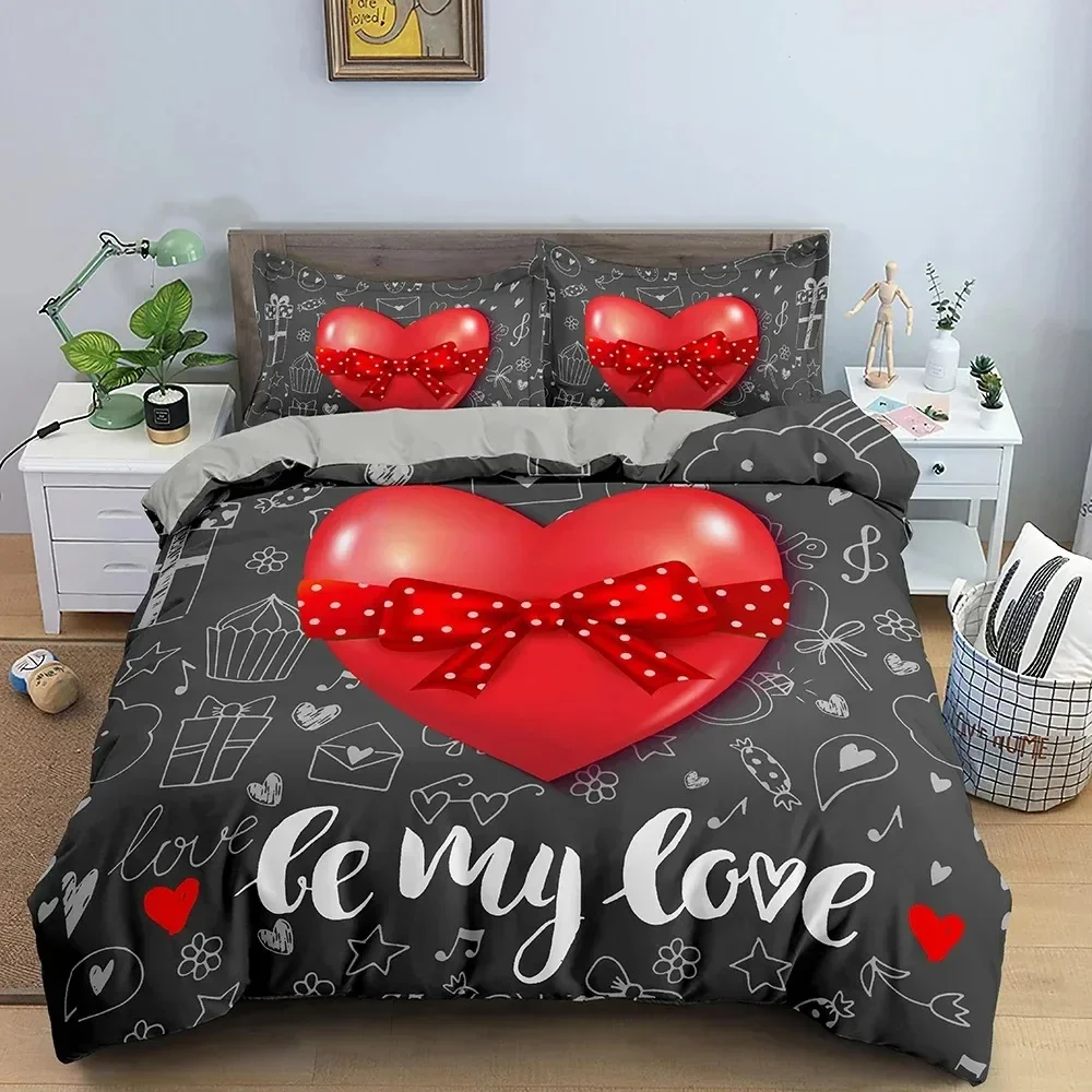 3D Love Heart Duvet Cover Pari – Home Textiles Paris recenzja i cena