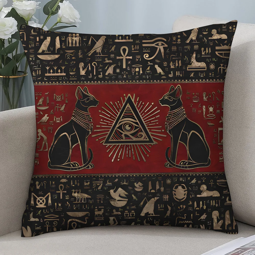 Ancient Egypt Anubis Pillow Ca – Home Textiles Egypt recenzja i cena