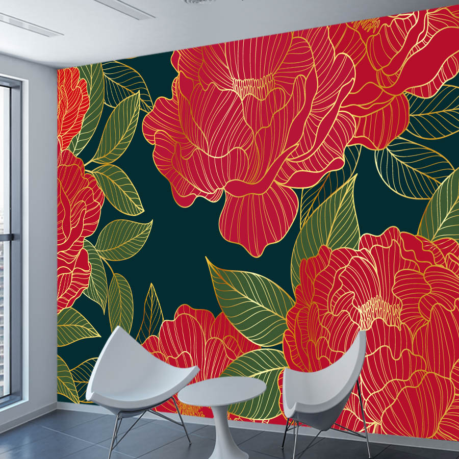 20+ Floral Red Peony Nature Ph – Home Textiles Photos recenzja i cena