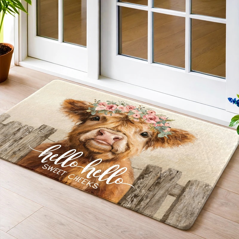 Highland Cow Flower Crown Floo – Highland Home Textiles recenzja i cena