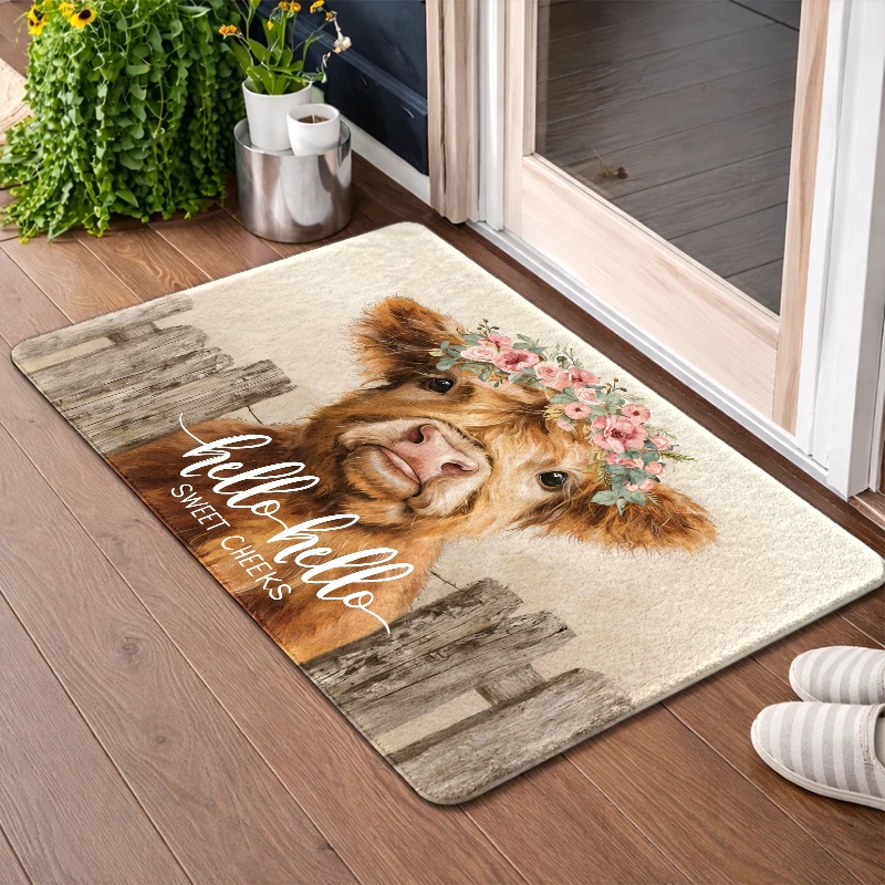 Highland Cow Flower Crown Floo – Highland Home Textiles recenzja i cena