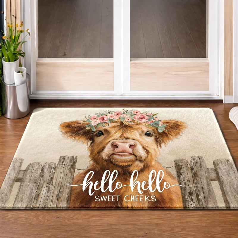Highland Cow Flower Crown Floo – Highland Home Textiles recenzja i cena