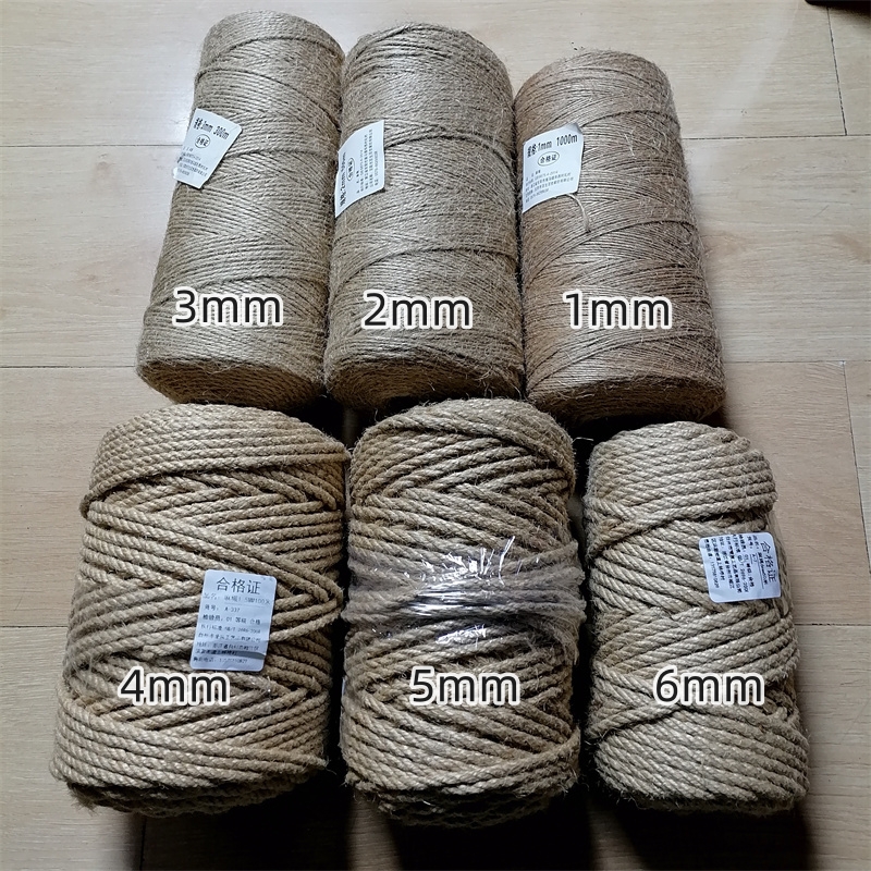 1/2/3/4/5/6mm Diameter Jute Tw – Home Textiles Photos recenzja i cena