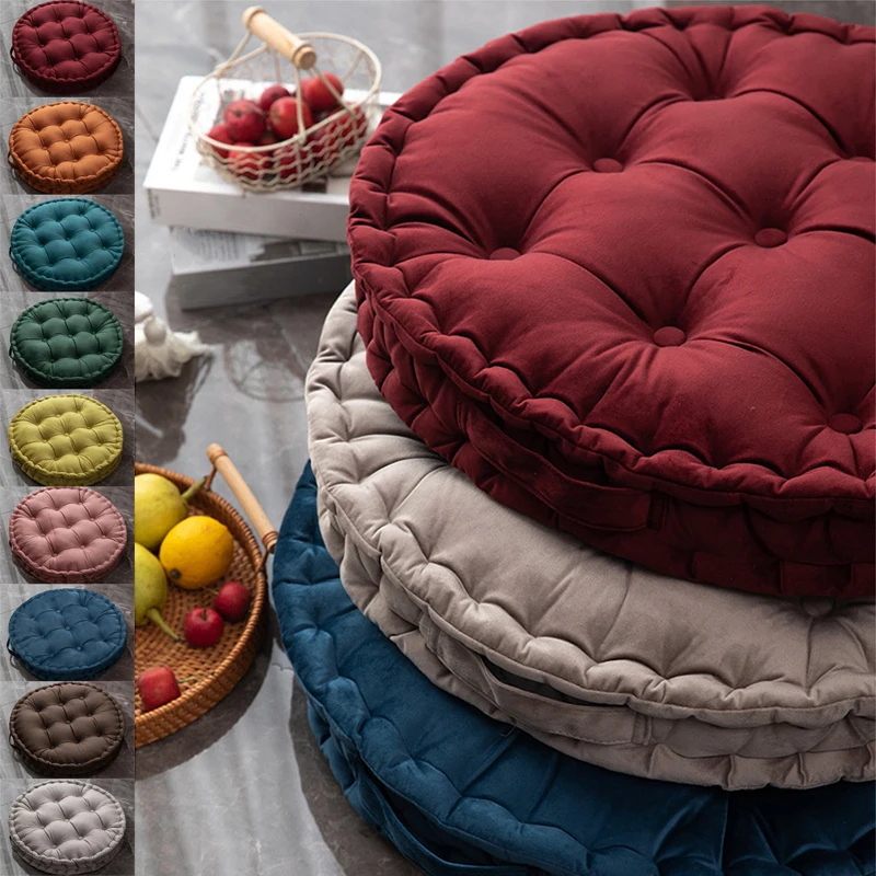 60x60cm Nordic Plain Velvet Ta – Floor Cushion Pouf recenzja i cena