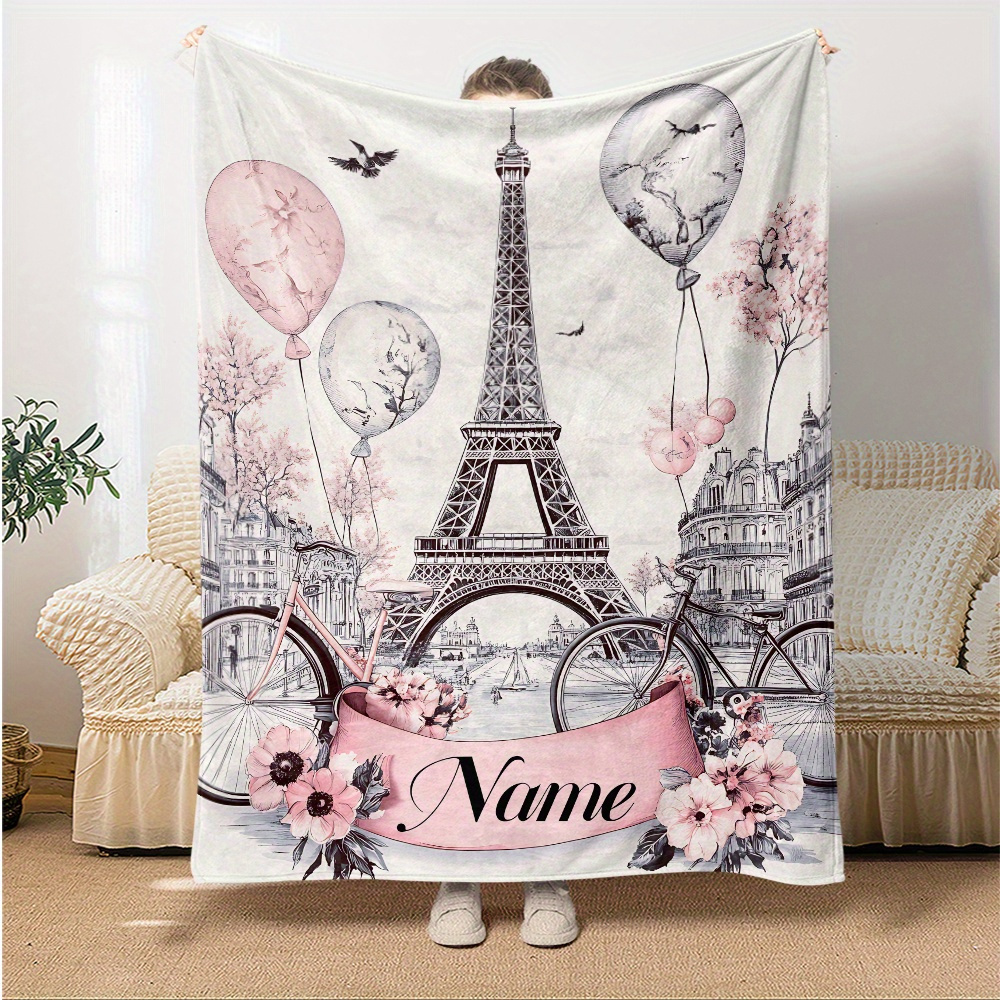 Personalized Paris Blanket Nam – Home Textiles Paris recenzja i cena