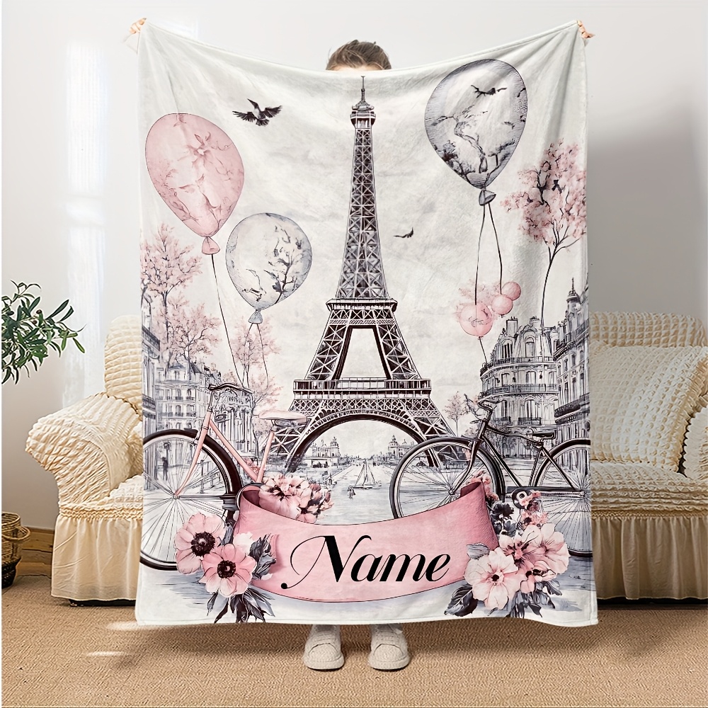 Personalized Paris Blanket Nam – Home Textiles Paris recenzja i cena