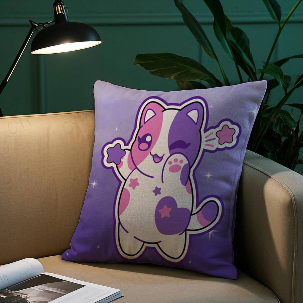 Aphmau Meow Anime Cats Pillow  – Home Textiles Photos recenzja i cena