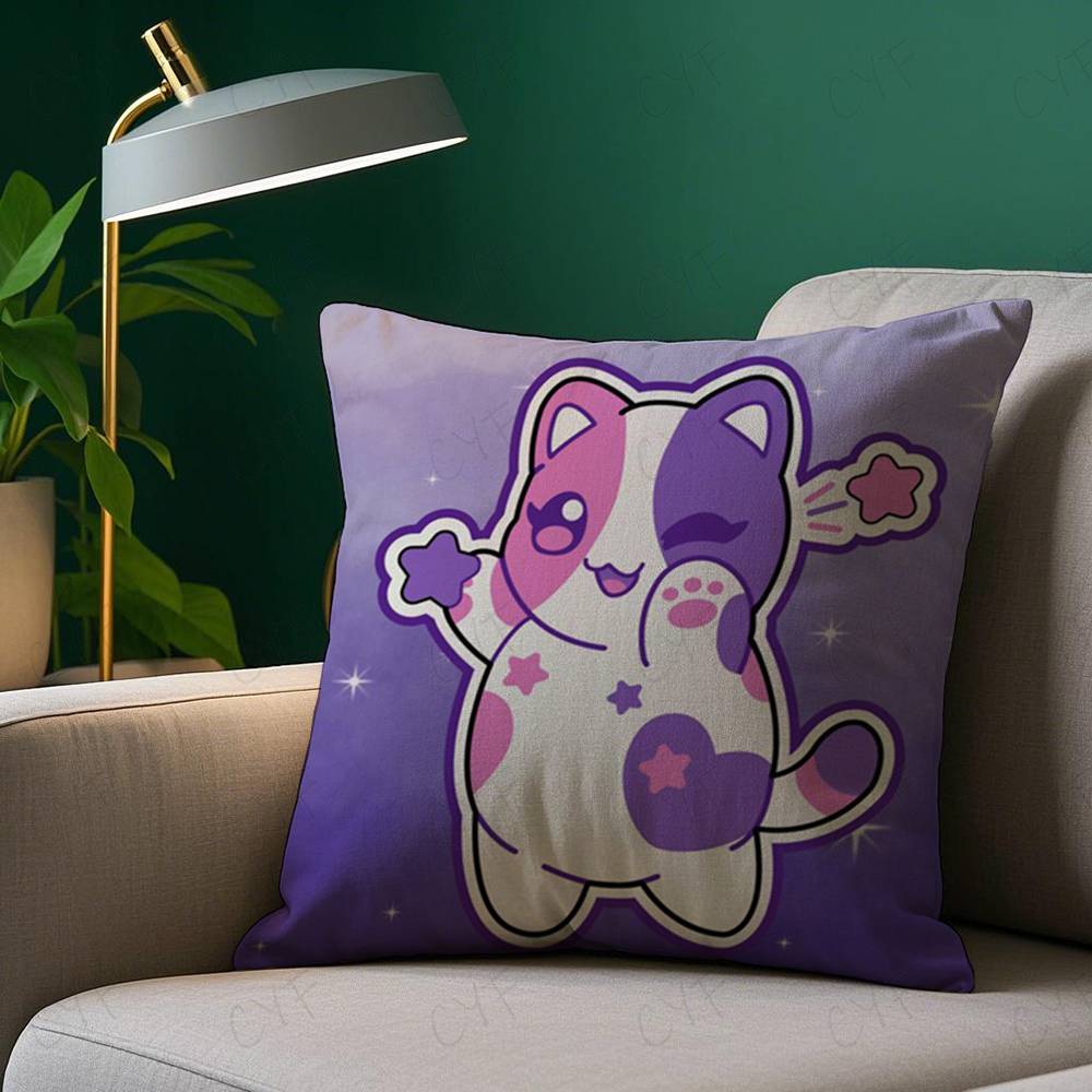 Aphmau Meow Anime Cats Pillow  – Home Textiles Photos recenzja i cena